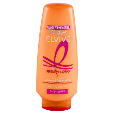 Elvive Dream Long Balsamo Anti-Doppie Punte, per Capelli Lunghi e Lisci, 250 ml
